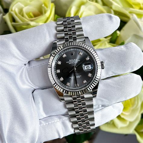 rolex datejust 41價格|Rolex Datejust 41腕錶：白色黃金及蠔式鋼 .